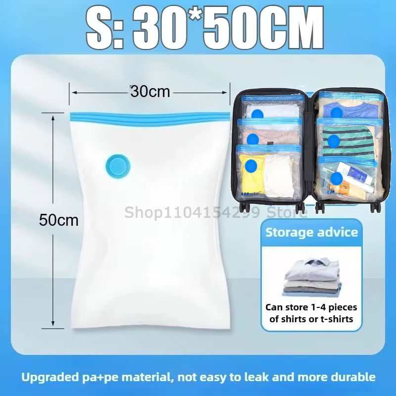 Sacs de rangement sous vide, sac scellé sous vide, sacs permettant de gagner de l'espace pour couett