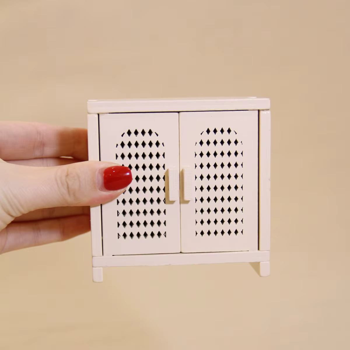 Meubles miniatures simulés 1:12, armoire de rangement en bois, 3 couleurs disponibles, convient pour