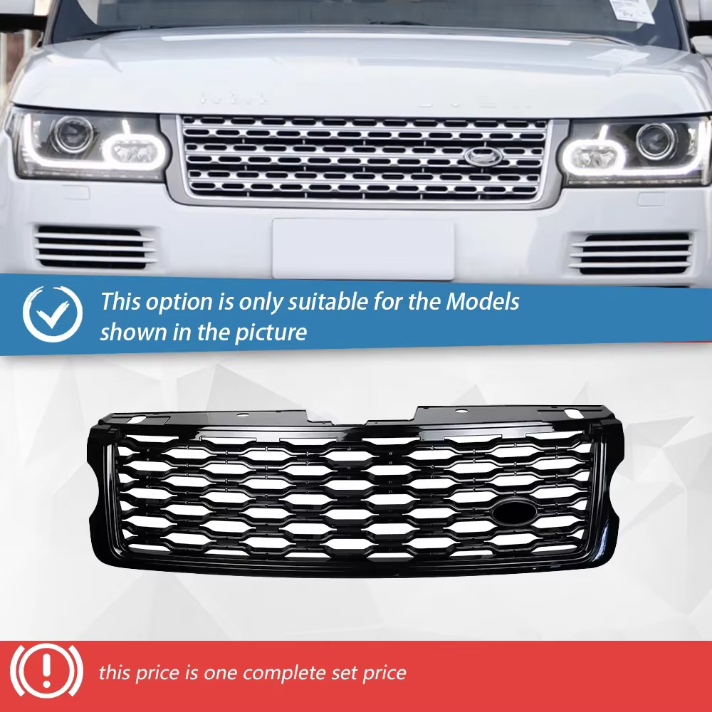 Pour Land Rover Range Rover autobiographie 2013-2017 Grille de pare-chocs avant mise à niveau 2018-2