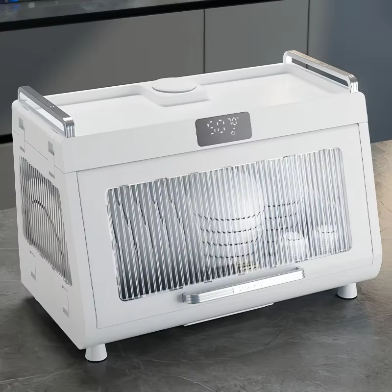 Armoire de cuisine pour bol de désinfection UV, avec couvercle, support de rangement pour bols et pl