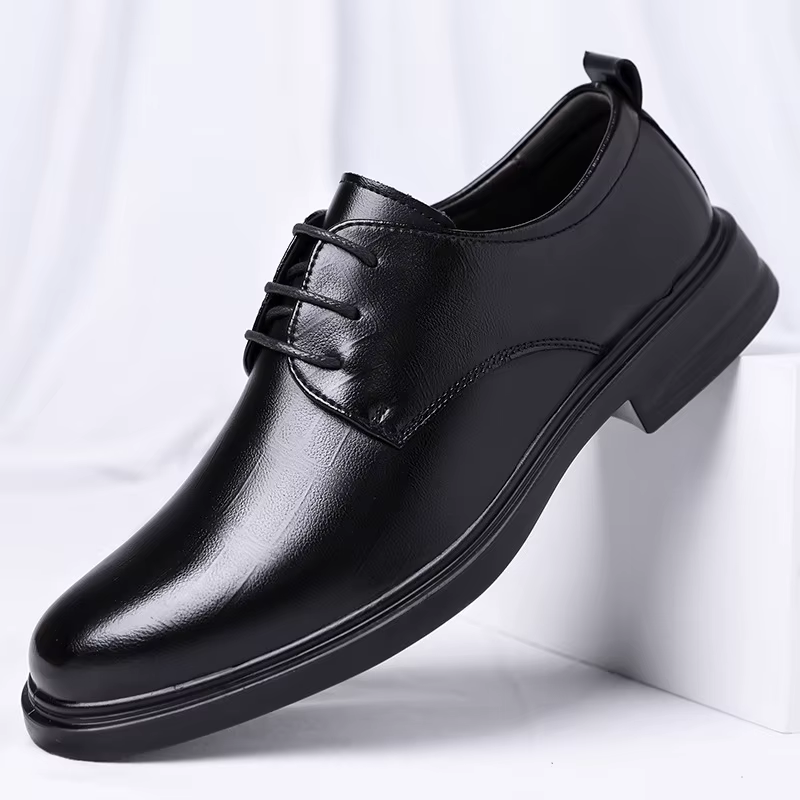 Nouvelles Chaussures Habillées de Créateur Printemps 2026 pour Hommes – Chaussures en Cuir Noires Te