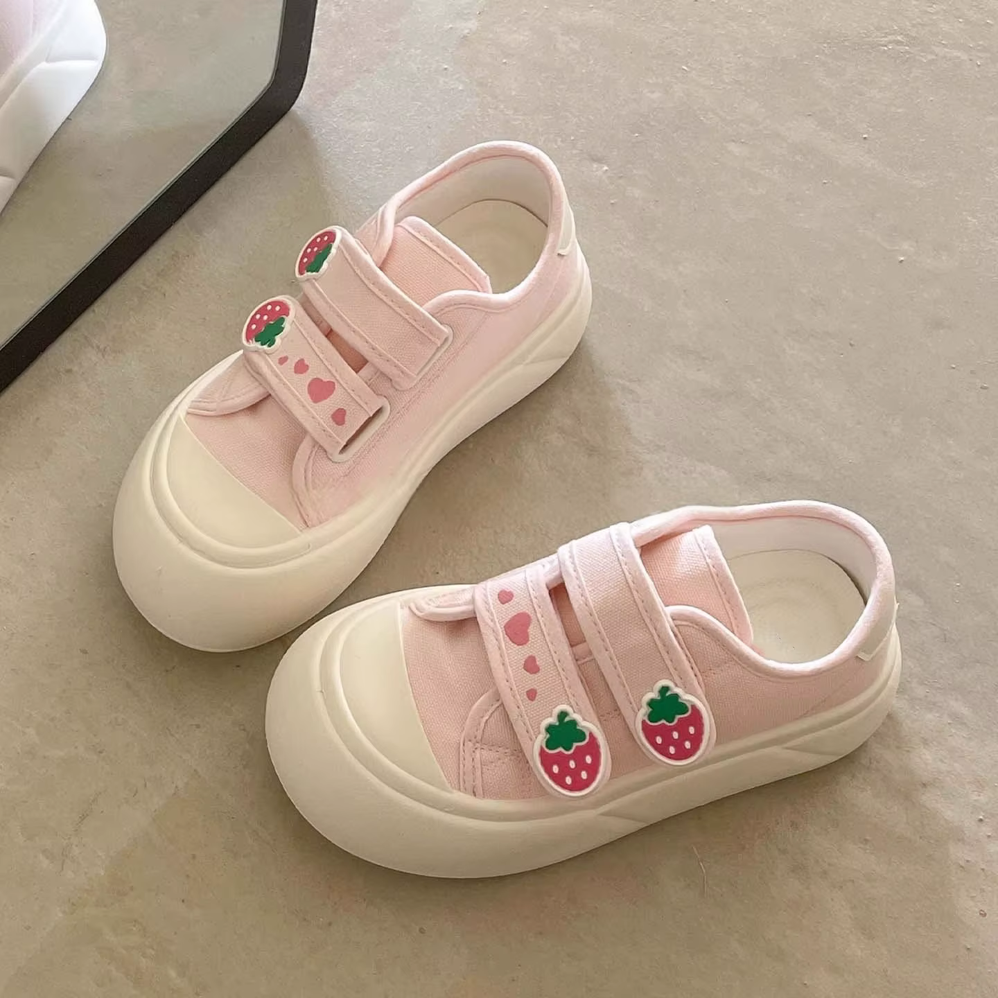 Chaussures en toile pour femmes, nouvelle collection printemps-automne 2026, respirantes, à platefor