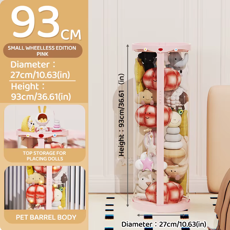Boîte de rangement de poupées, seau de jouets en peluche, Organization de dessins animés, organisate