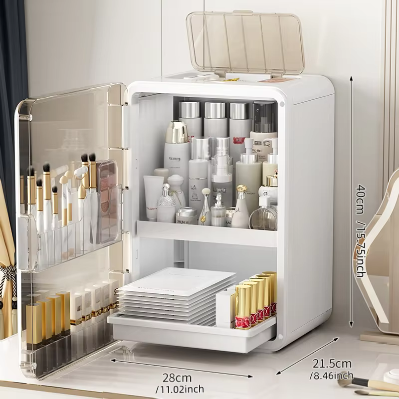 Armoire de rangement cosmétique haut de gamme, tiroir de coiffeuse domestique, support de rangement,