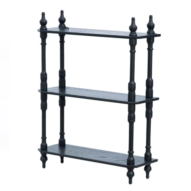 Supports de rangement en bois, présentoirs de bureau, étagères de décoration murale, meubles Morden 