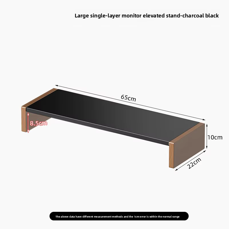 Étagère de bureau avec organisateur de rangement, support d'ordinateur ergonomique avec gestion des 