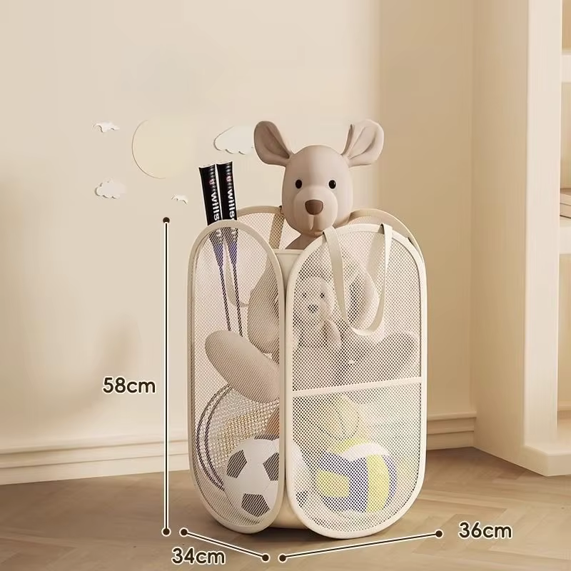 Bac de rangement Portable de grande capacité, organisateur de jouets multifonctionnel pour poupées e