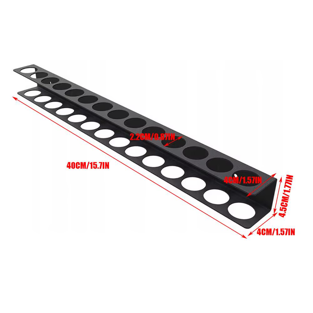 Organisateur d'outils mural en acier, support pour tournevis, support mural pour l'organisation des 