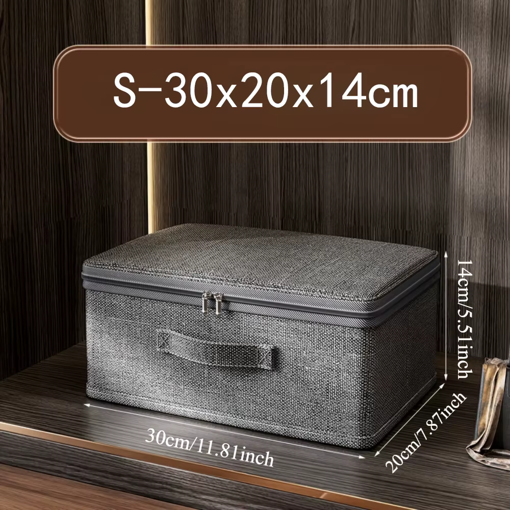 Boîte de rangement pliable en tissu, organisateur de placard polyvalent pour vêtements, fournitures 