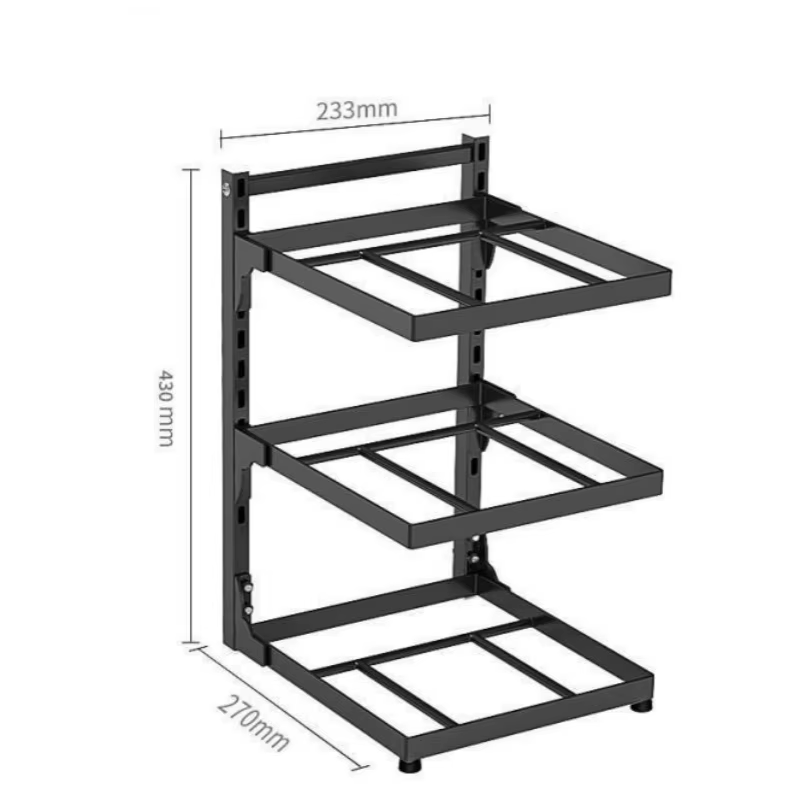 Étagère de rangement multicouche pour évier de cuisine, support de rangement pour armoires de maison