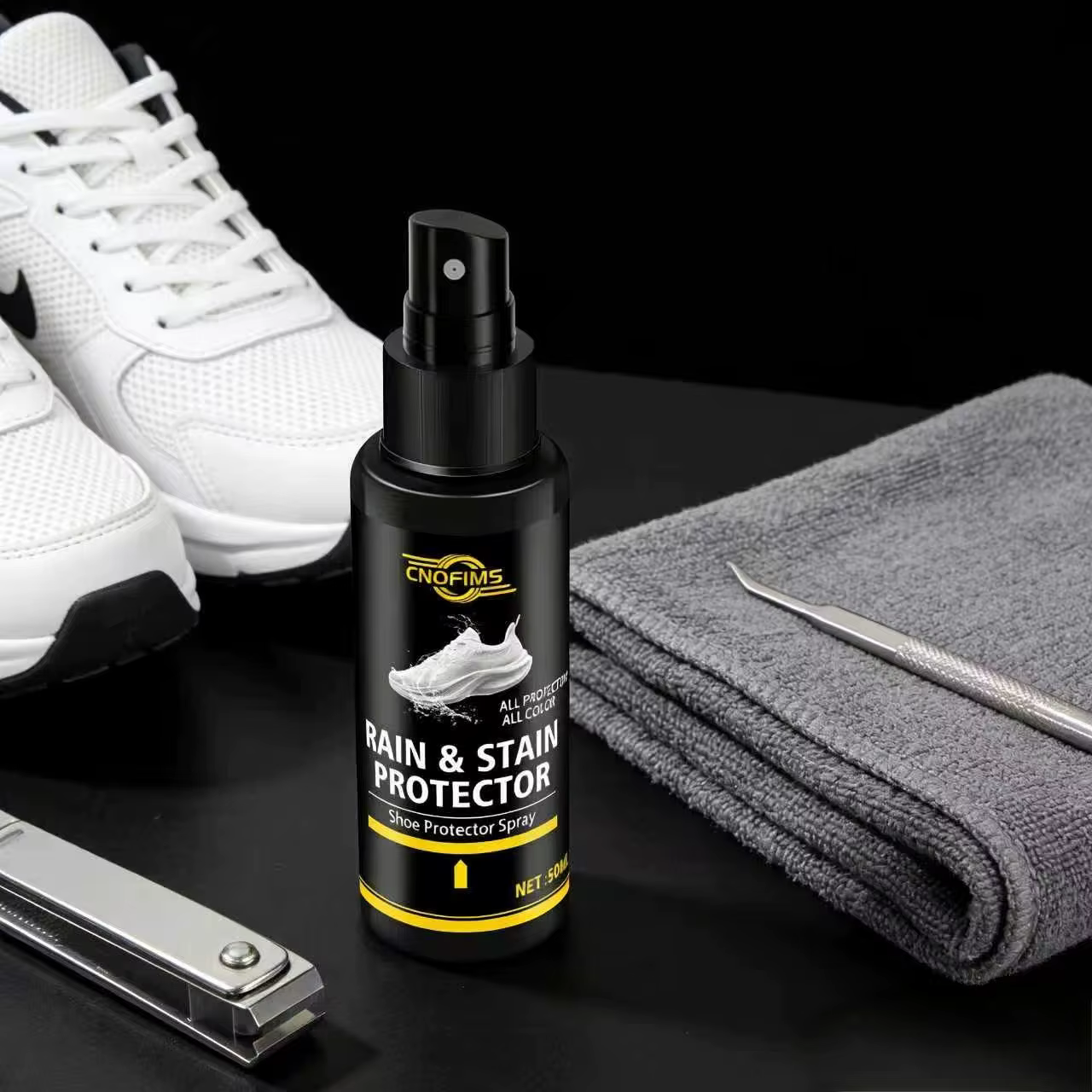 Spray protecteur contre la pluie et les taches pour chaussures 50 ml - Protection de toutes les coul
