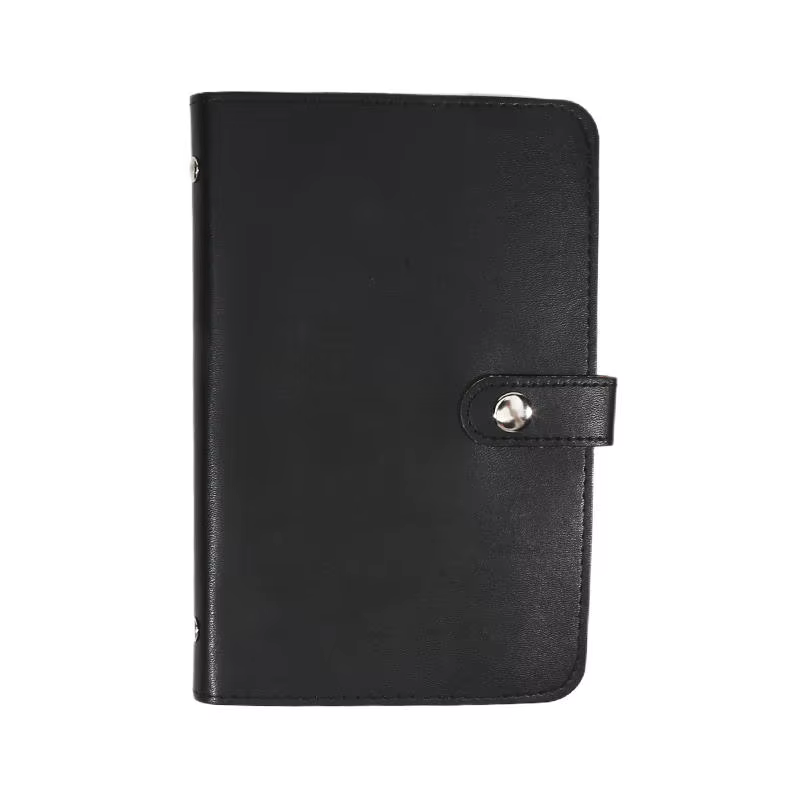 Carnet de rangement pour billets de banque de très grande capacité, couleur unie, pour billets et es