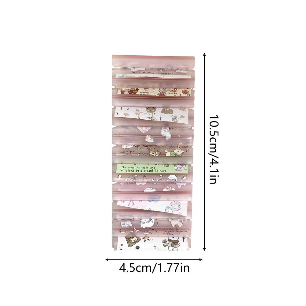 Boîte de rangement pour papier transfert à ongles, boîte de rangement pour feuilles de transfert à o