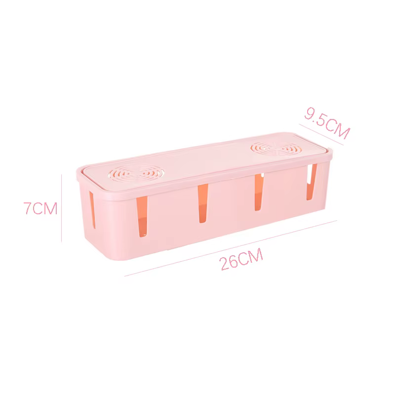 Boîtes de rangement pour multiprise, barre de sortie, boîtier de câble de Charge, rallonge de bureau