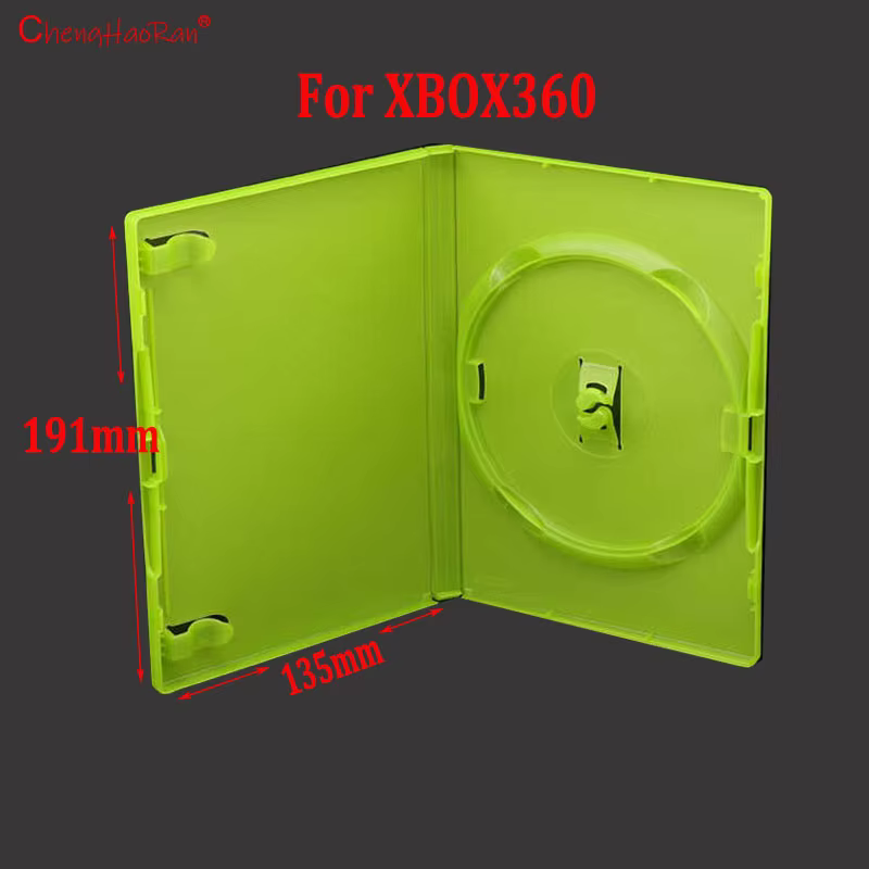 Boîte de rangement de disques de jeu XBOX360, 1 pièce, boîte de rangement anti-poussière, Surface d'
