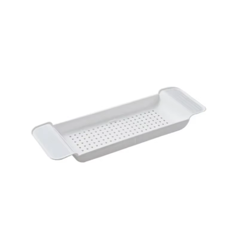 Support de rangement de baignoire rétractable multifonction, plateau de bain, étagère de rangement d