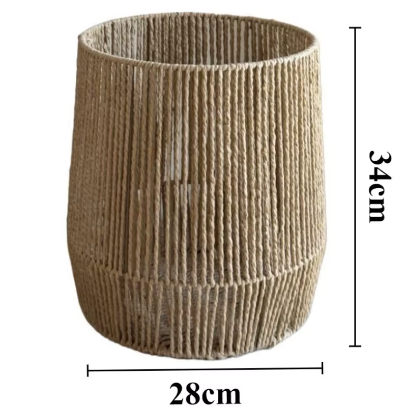 Panier à linge sale tissé, paniers de rangement ménagers, panier d'organisation en tissu moderne, pa