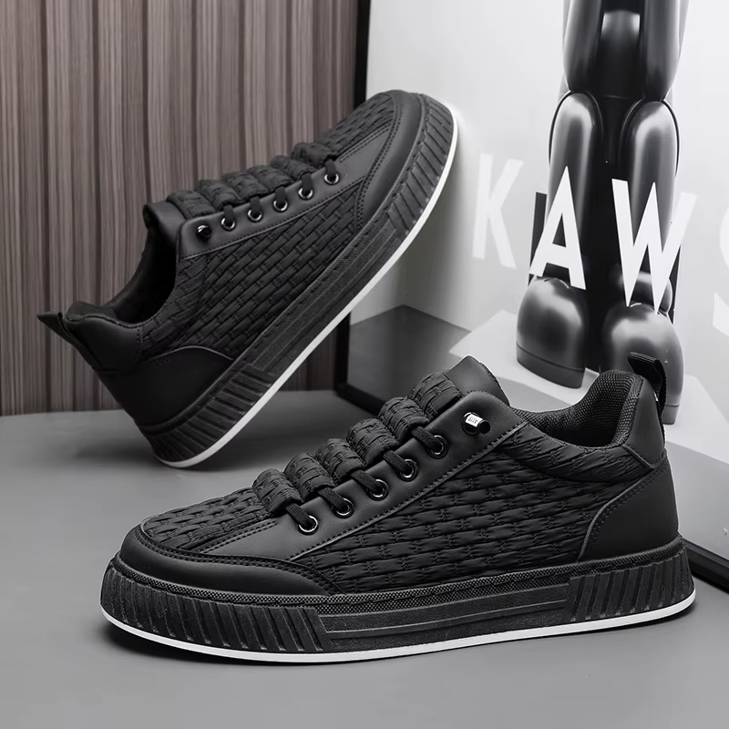 Baskets Montantes à Plateforme pour Homme, Chaussures de dehors, de Course, de Printemps, Décontract