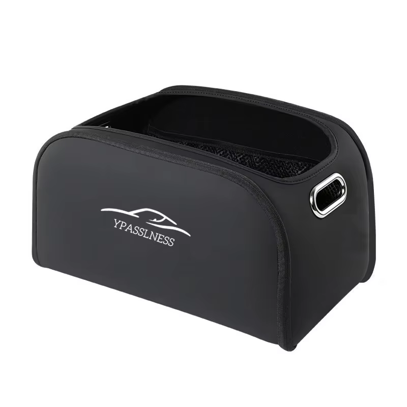 Boîte de rangement simple et luxueuse pour coffre de voiture, boîte de rangement de grande capacité,