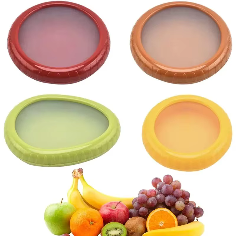 Boîtes de rangement pour réfrigérateur, 4 boîtes de rangement pour fruits frais, conteneurs économis