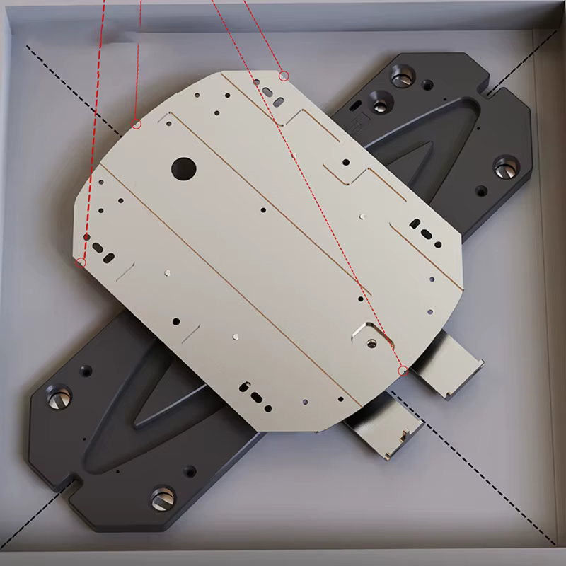 Kit de rail de rangement rotatif multifonctionnel à 360 degrés pour armoire d'angle, idéal pour cuis