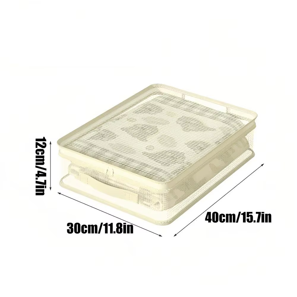 Organisateur de rangement de feuilles, sac conteneur empilable avec poignée, rangement de literie po