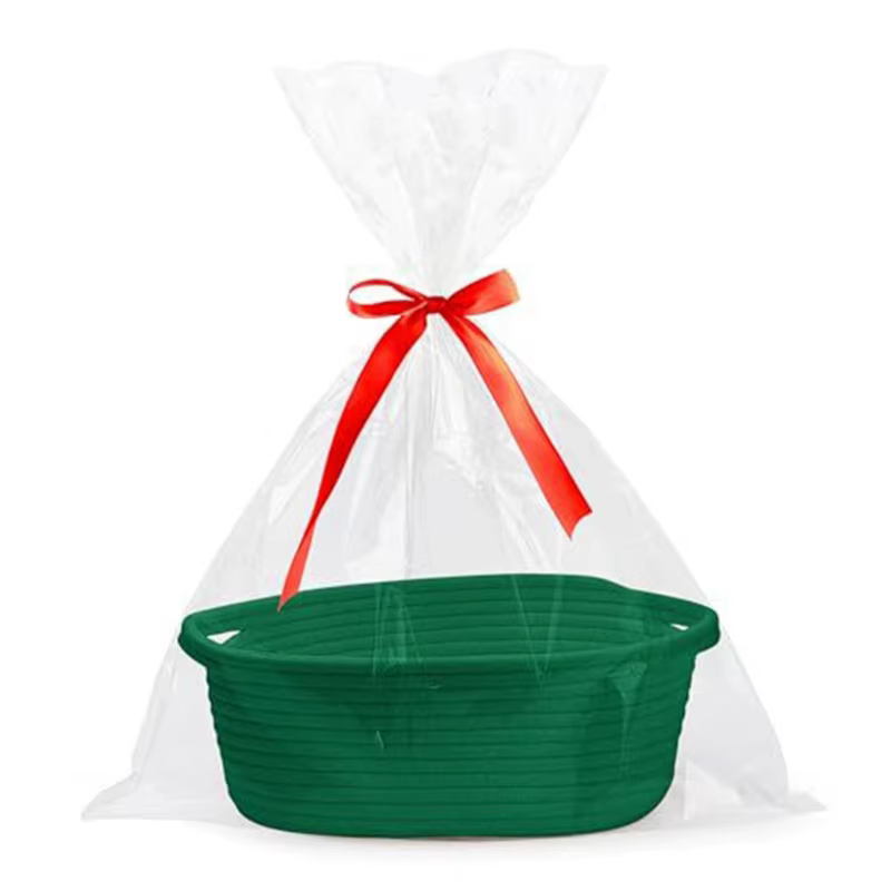 Organisateurs tissés à corde à main durable Panier stockage robuste pour diverses utilisations D2rd