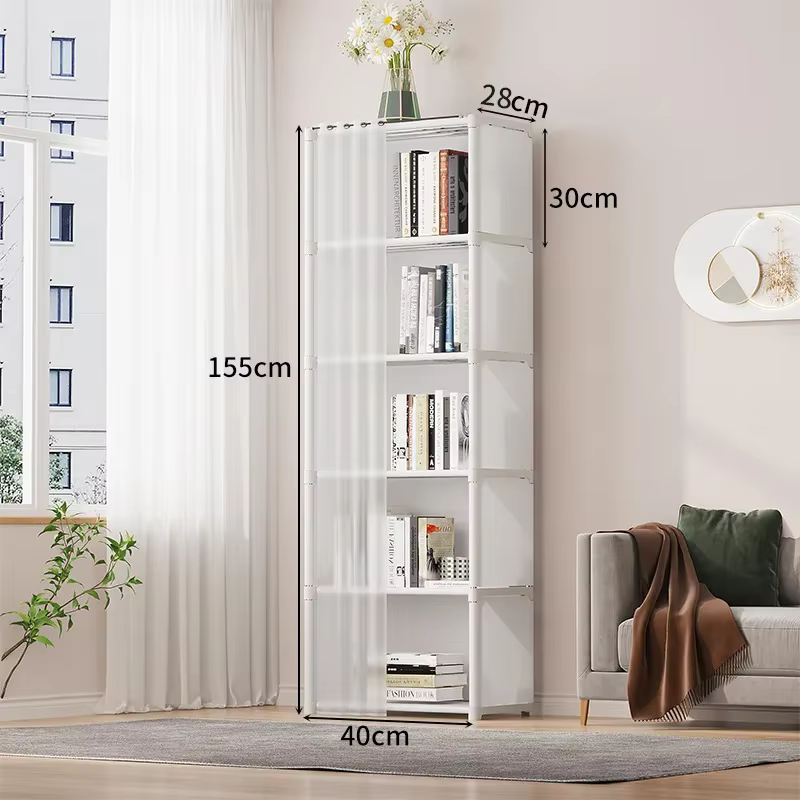 Armoire Simple en tissu, support de rangement polyvalent de grande capacité, forte capacité de charg