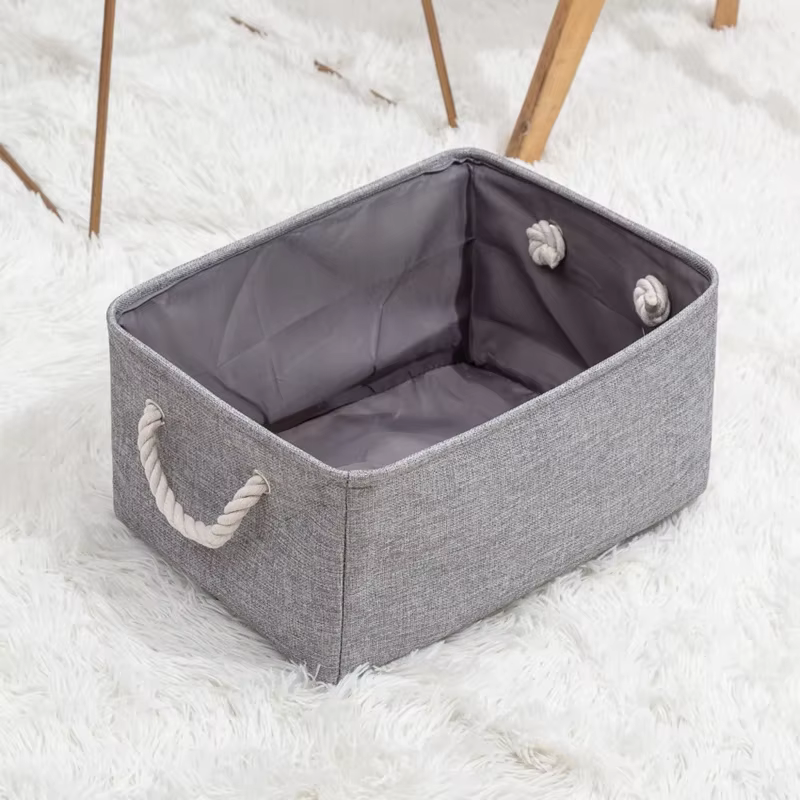 Paniers de Rangement Pliants pour Jouets d'Enfants, avec Poignée, pour Vêtements, Boîte de Rangement