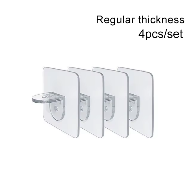 Chevilles de Support d'étagère adhésives, 4/10 pièces, chevilles adhésives pour placard, Clips de Su