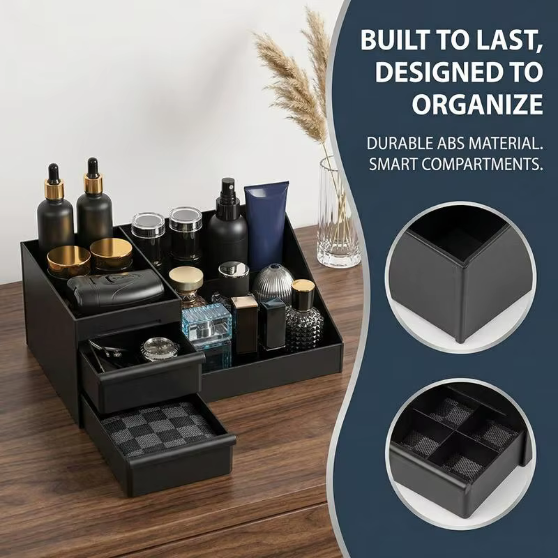 Organisateur multifonctionnel pour parfums masculins, support de rangement de bureau pour parfums, p