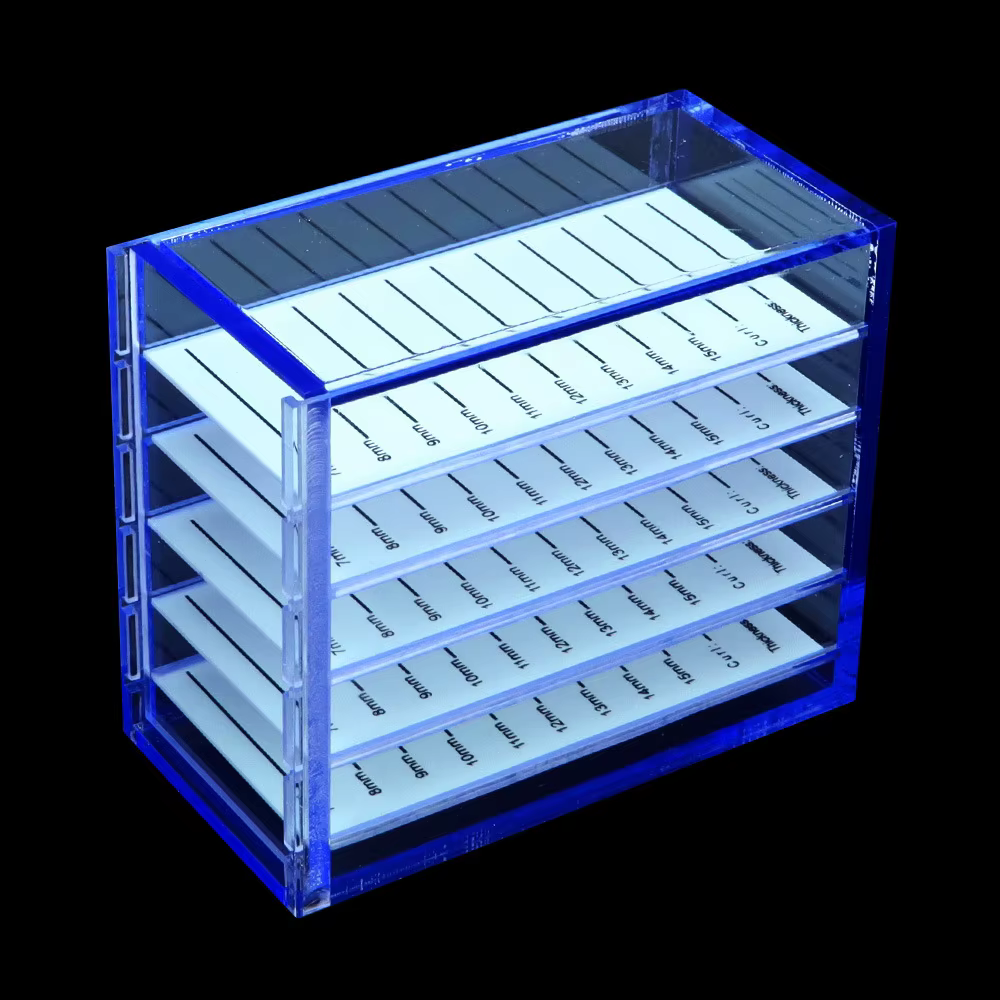 Boîte de rangement pour extensions de cils, porte-palettes en acrylique, outils de maquillage, fourn