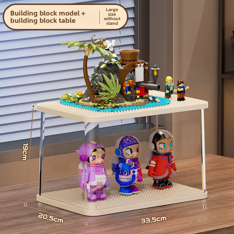 Vitrine de boîte aveugle modulaire-vitrine transparente anti-poussière pour figurines d'anime systèm