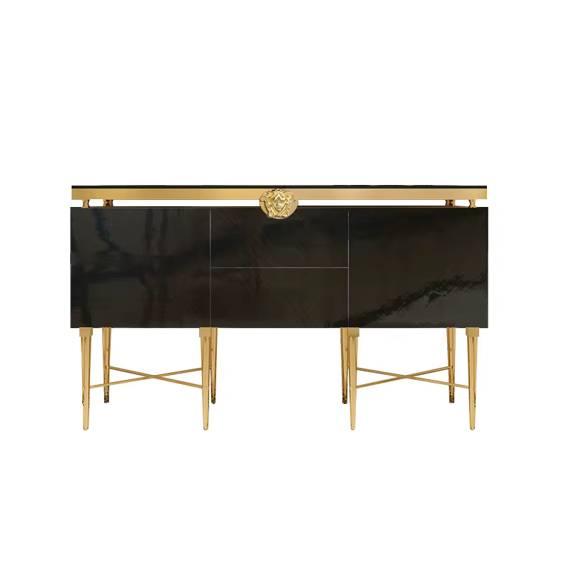 Buffet en bois simple moderne, armoire de salle à manger, garde-manger de salon, armoire de rangemen