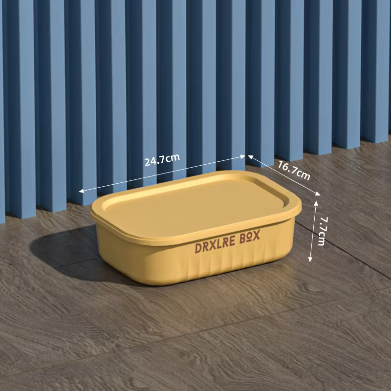 SUNOFFICIAL-Boîte de rangement pour jouets, avec couvercle, en plastique, pour Cisco, armoire, burea