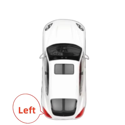 Coque de lumières de sauna en verre transparent pour voiture, matériau PC, Land Rover Range Rover de