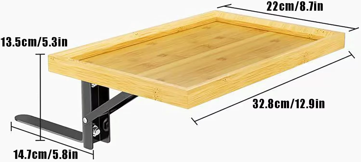 Étagère de chevet pliable, étagère de Table de lit pour lit superposé, plateau de Table d'appoint po