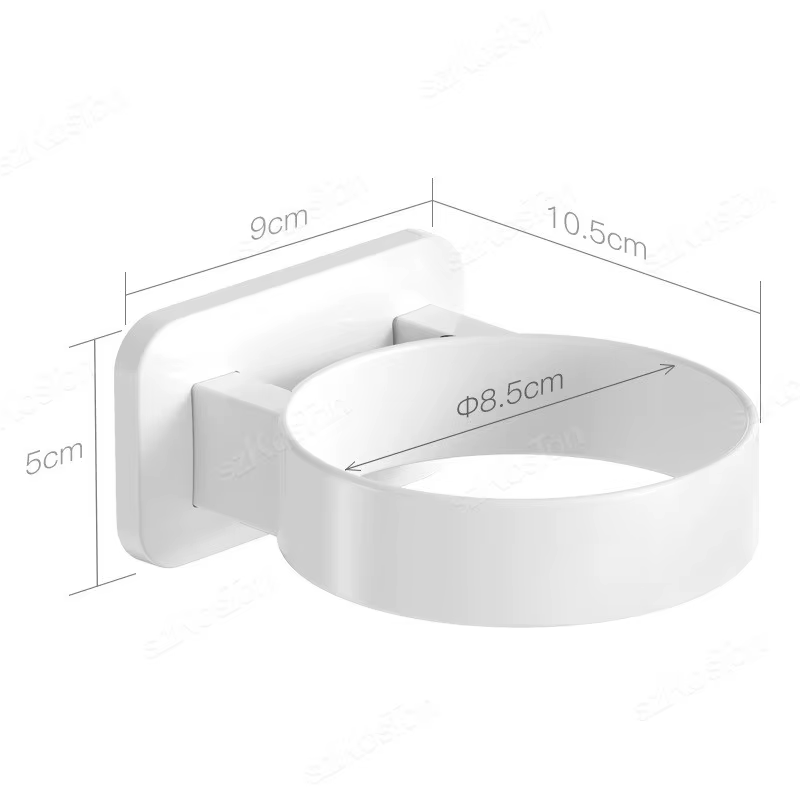 Supports muraux pour sèche-cheveux, salle de bain, étagère de rangement pour sèche-cheveux, porte-ou