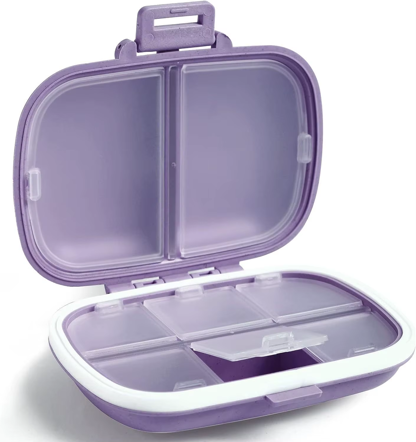 Mini boîte à pilules Portable à 8 grilles, organisateur de médicaments de voyage, conteneur de compr