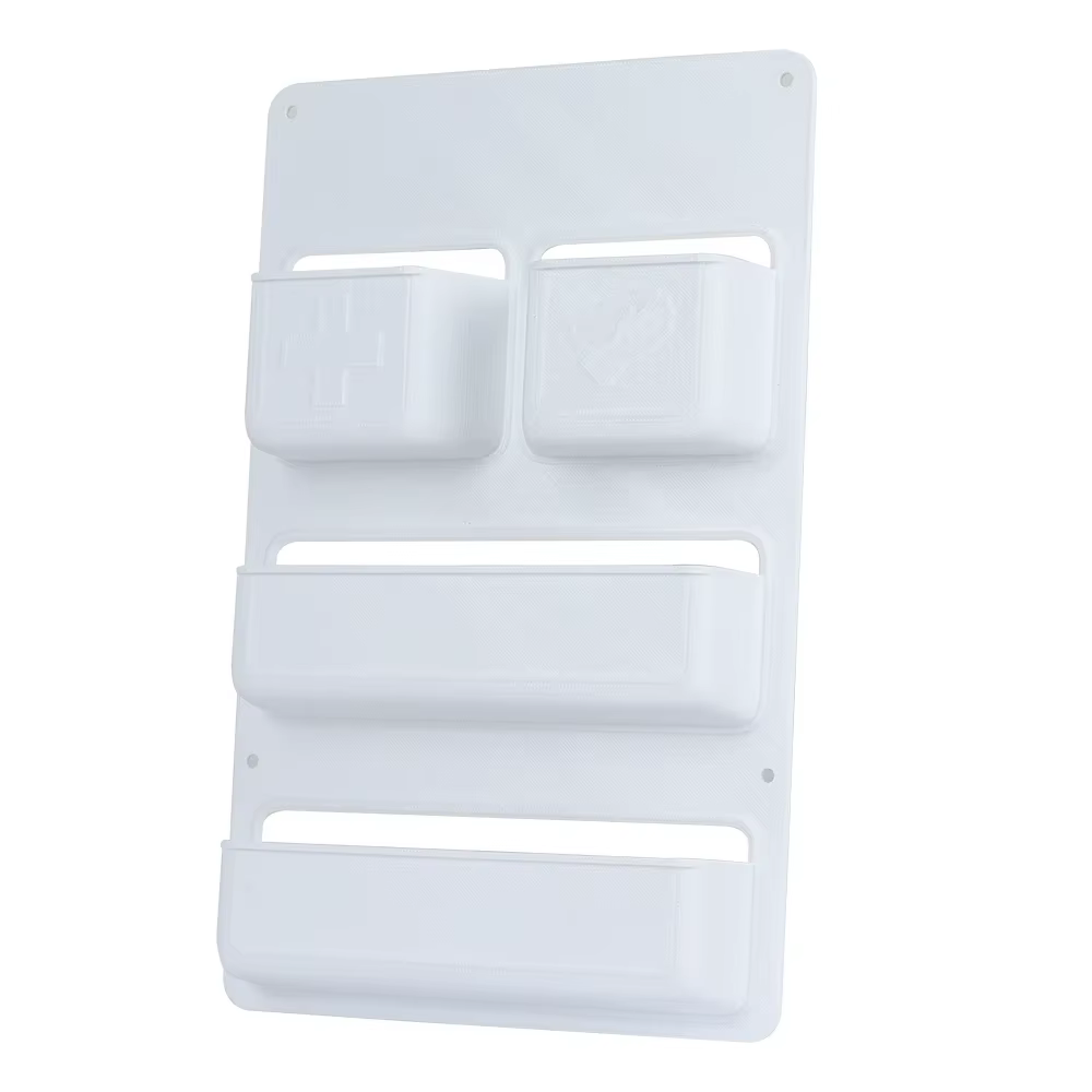 Boîte d'étagère murale blanche Kassett, 1 pièce, pour camping-car, RV, compartiment de toilette, por