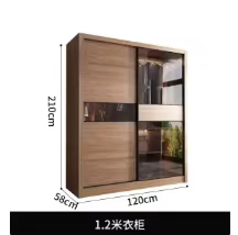 Rangement suspendu garde-robe vêtements Dressing parfum armoire en bois Organization vêtements Roper