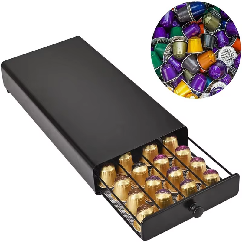40 dosettes Nespresso support de tiroir à café Capsules de café support de rangement organisateur de