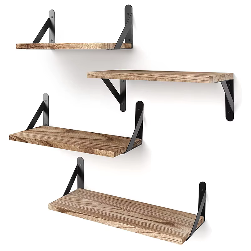 Étagère flottante en bois, 1 pièce, support de rangement mural, organisateur d'exposition pour chamb