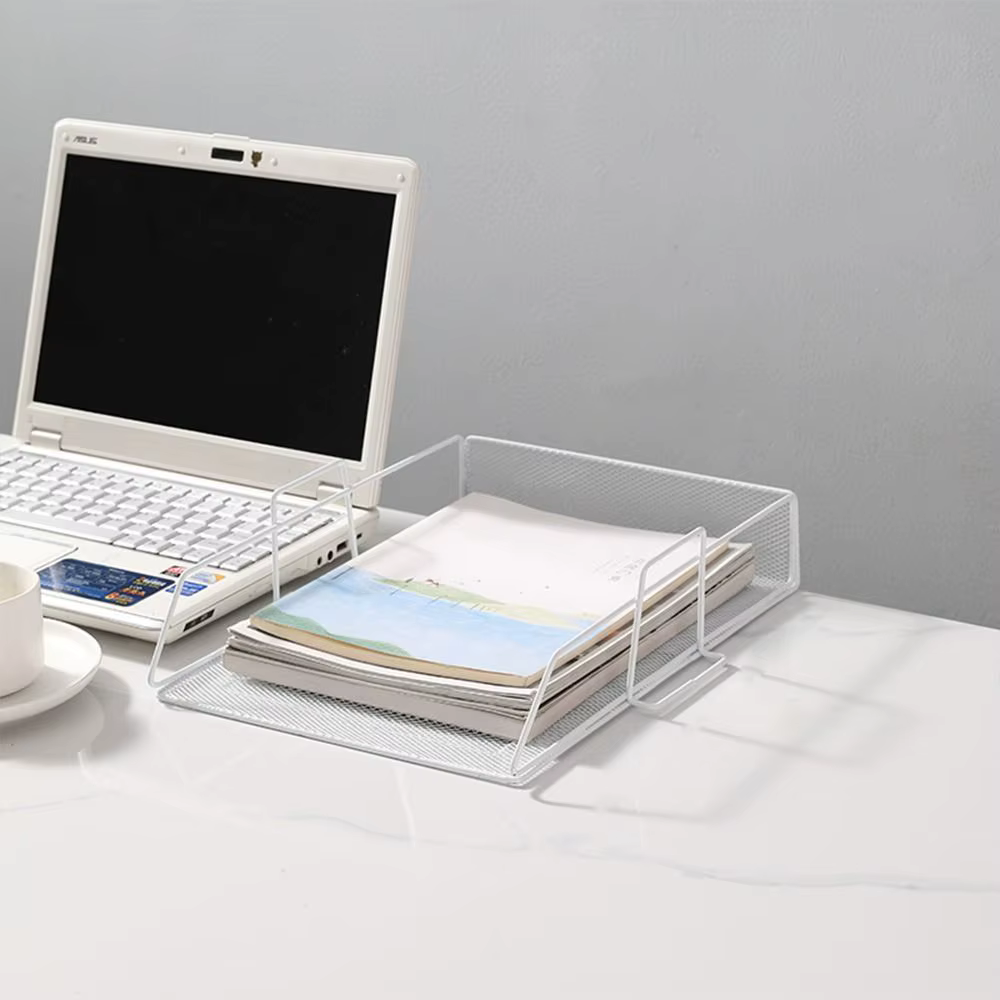 Boîte de rangement pour documents A4, papiers laminés empilables T1, tout usage, pour la maison