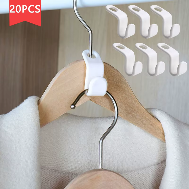 Multi-fonction garde-robe gain de place cintre crochet patère en plastique placard pile cintre suppo