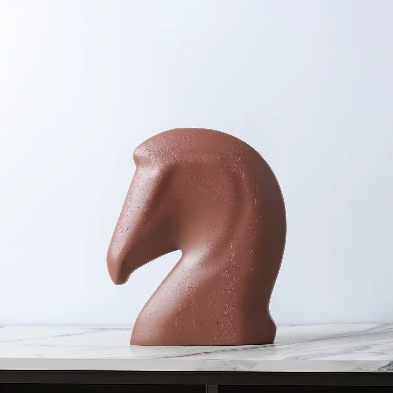 Ornements abstraits en résine en forme de tête de cheval, décoration pour la maison, salon, meuble T