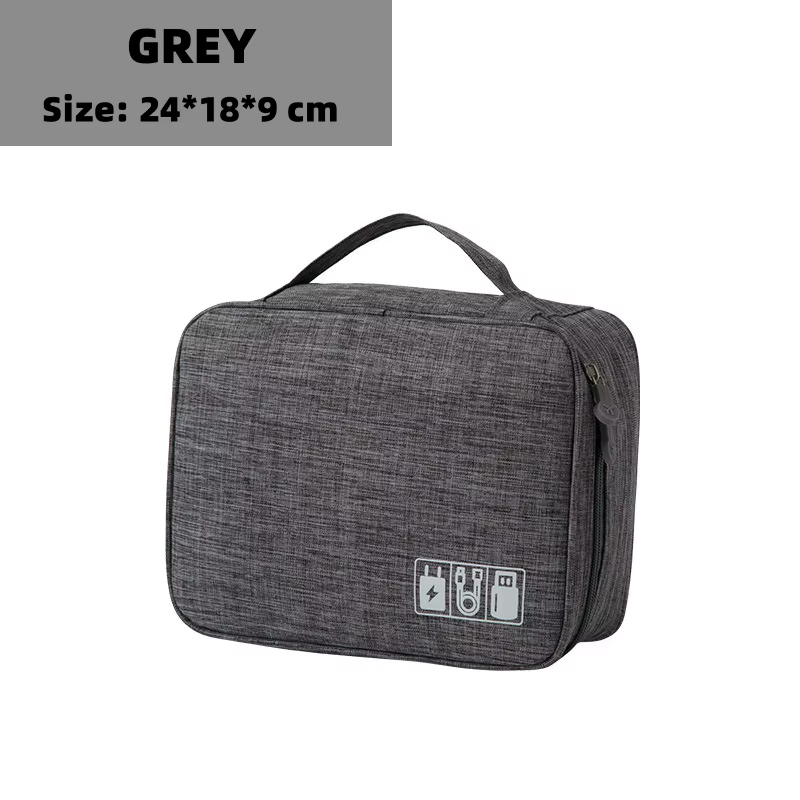Sac de rangement de câbles, organisateur électronique numérique étanche, sac de rangement de prise d
