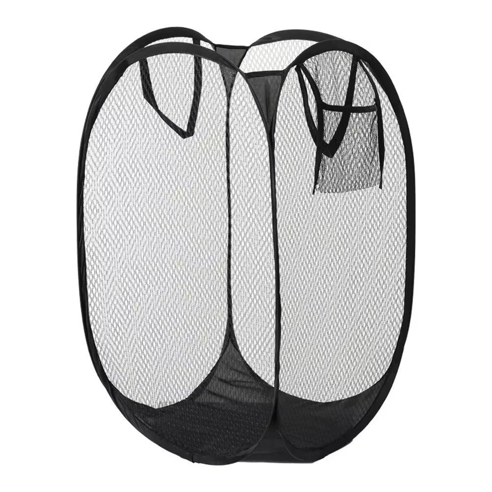 Panier à linge sale grande capacité panier à linge en maille ventilé pliable Portable vêtements joue