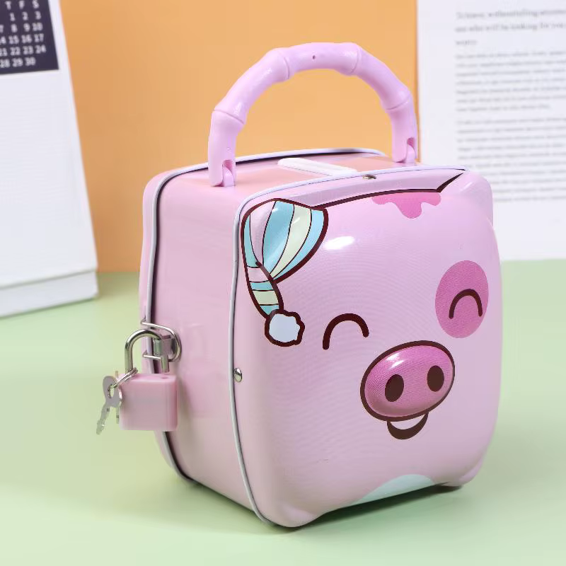 Petite tirelire pour enfants, boîte de rangement, jouet, décoration d'intérieur, boîte à économies p