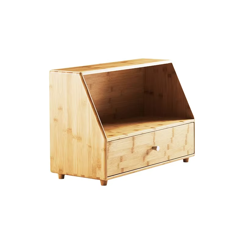 Armoire à chaussures minimaliste en bambou, étagère à chaussures moderne à rabat, organisateur de po